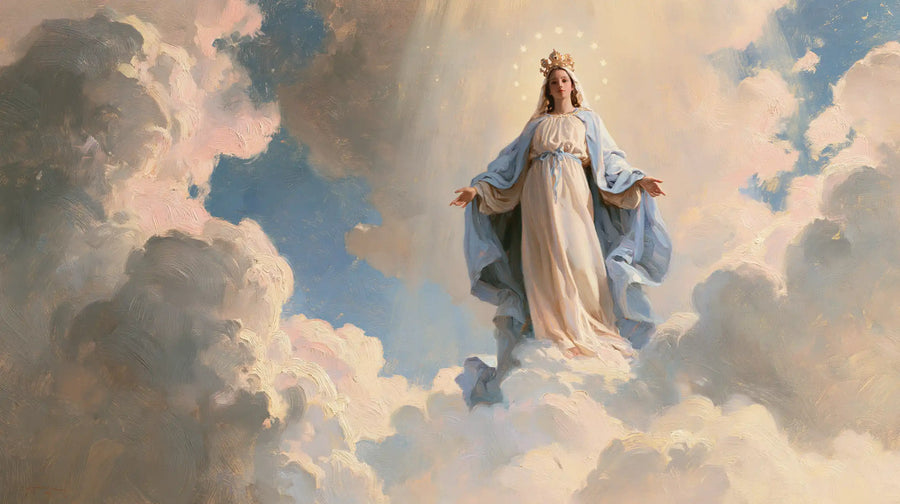Mary Queen of Heaven - Impressionist · Landscape n° 13