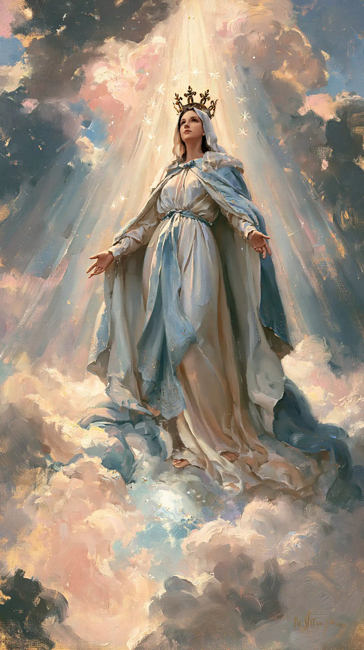 Mary Queen of Heaven - Impressionist · Portrait n° 3