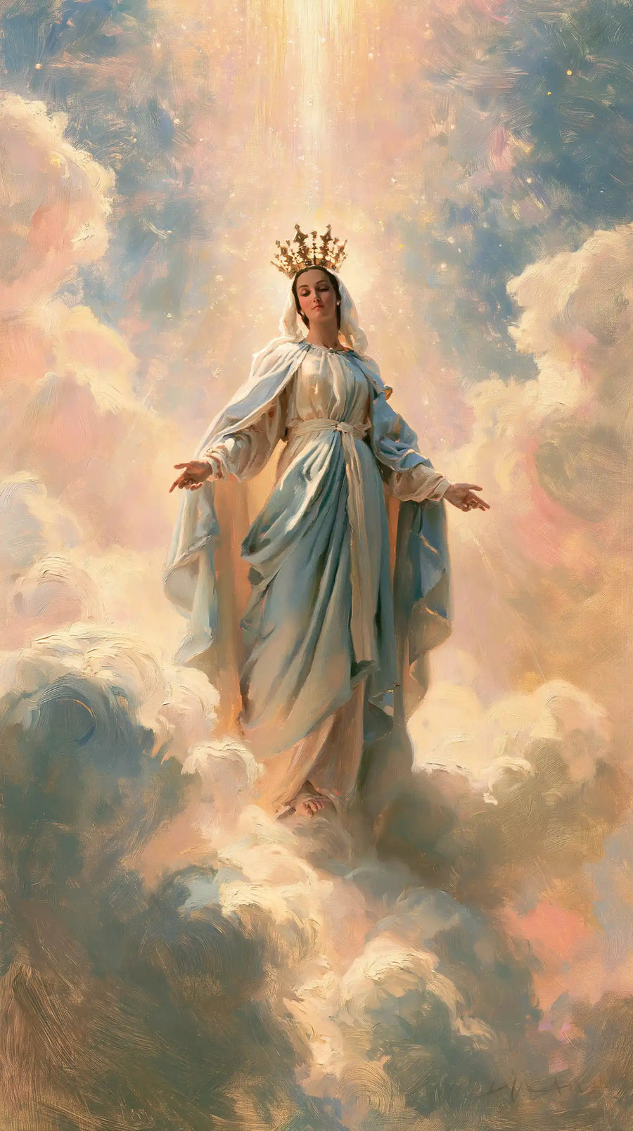 Mary Queen of Heaven - Impressionist · Portrait n° 5