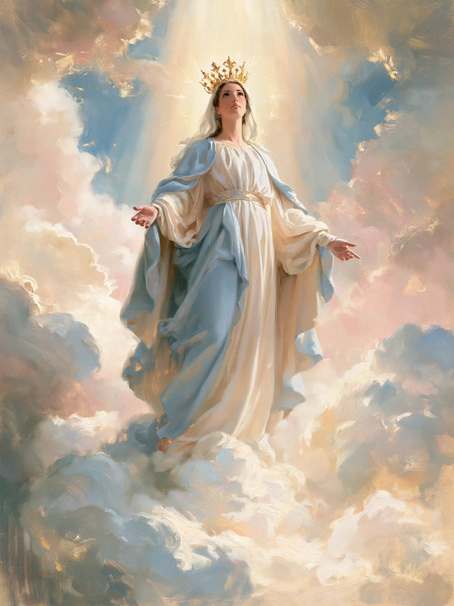 Mary, Queen of Heaven — The Pale Drapery in the Clouds’ Dawn