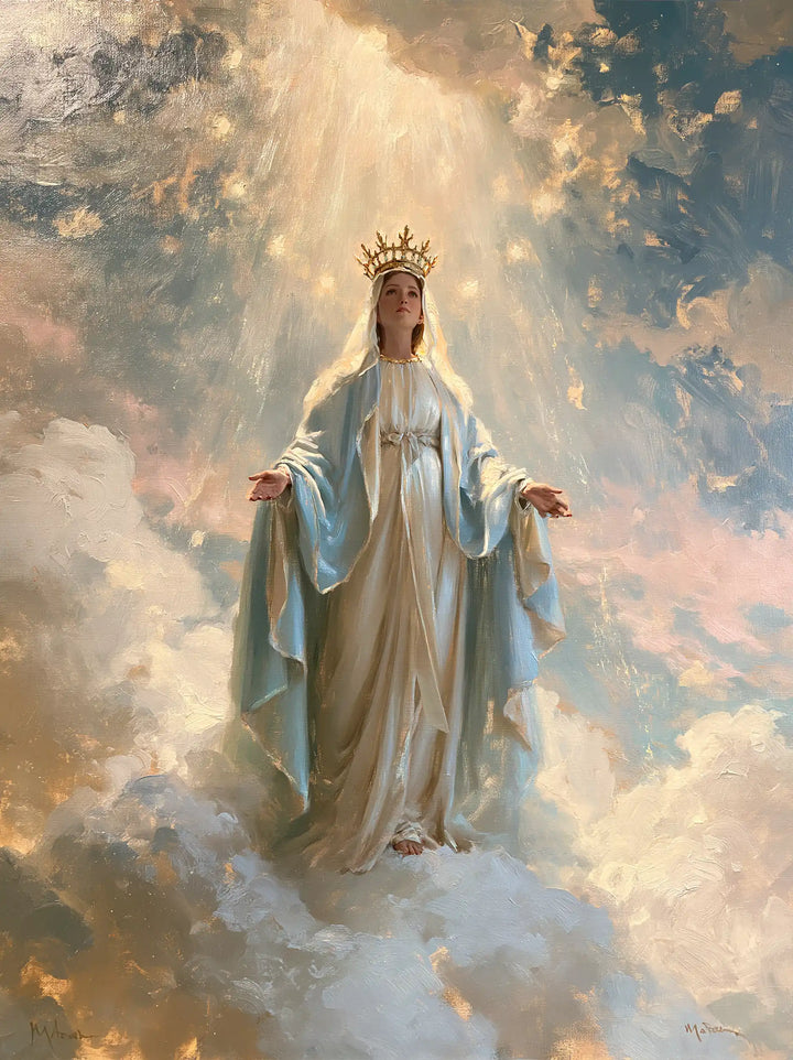 Mary Queen of Heaven - Impressionist · Portrait n° 33