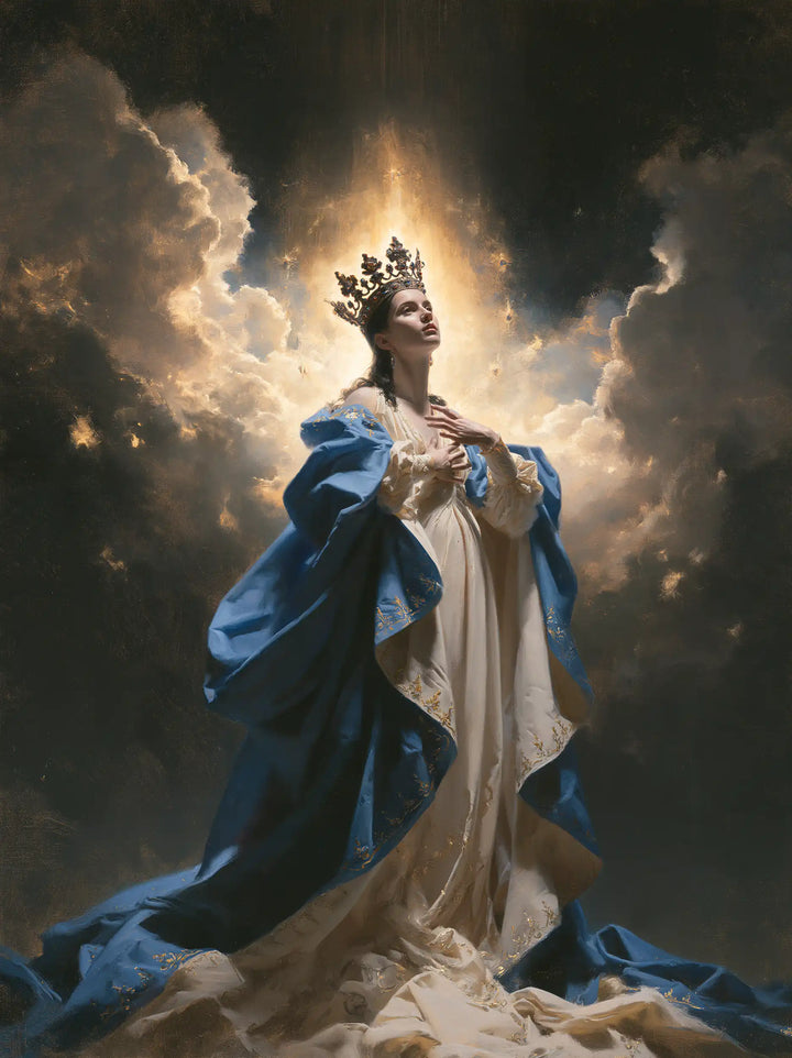 Mary, Queen of Heaven — The Queen Beneath the Point of Light