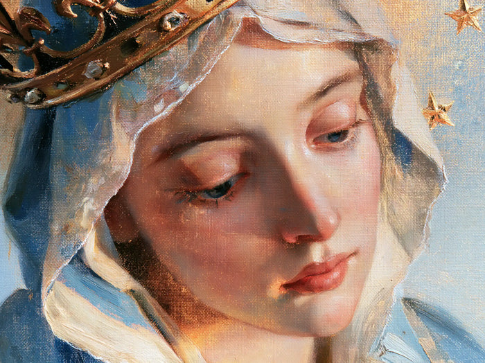 Mary, Queen of Heaven — The Rosy Thought Between Two Stars