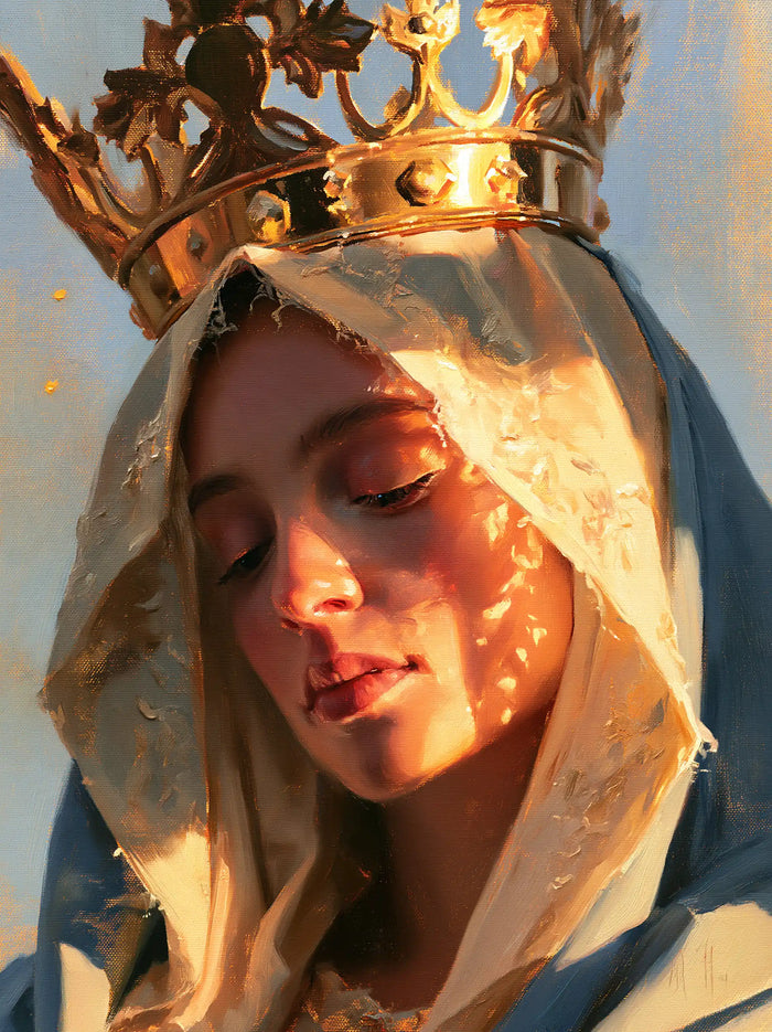 Mary, Queen of Heaven — Fiery Reflections on the Royal Veil
