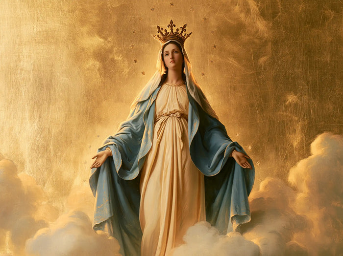 Mary, Queen of Heaven — The Royal Presence in Layered Light