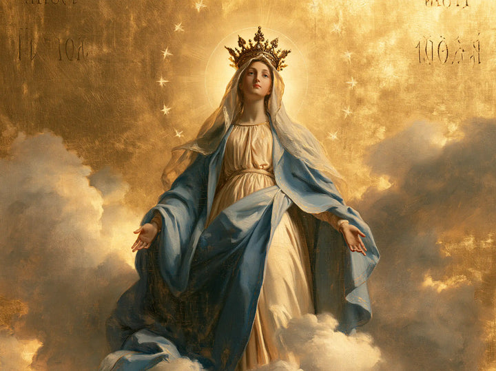 Mary Queen of Heaven - Sacred Gold · Landscape n° 4