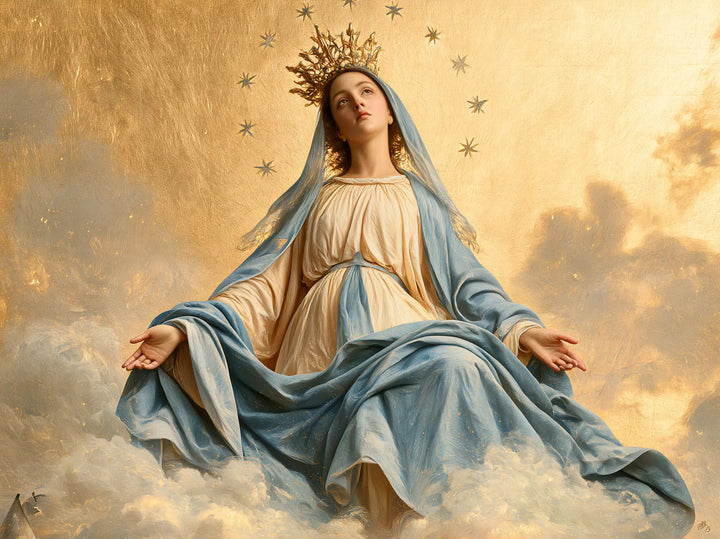 Mary Queen of Heaven - Sacred Gold · Landscape n° 8