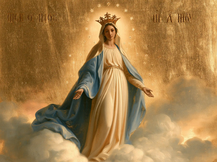 Mary Queen of Heaven - Sacred Gold · Landscape n° 9