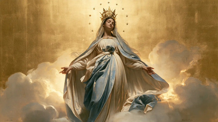 Mary Queen of Heaven - Sacred Gold · Landscape n° 17