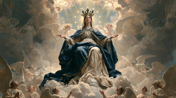 Mary, Queen of Heaven — The Pale Knee in the Assembly of Clouds