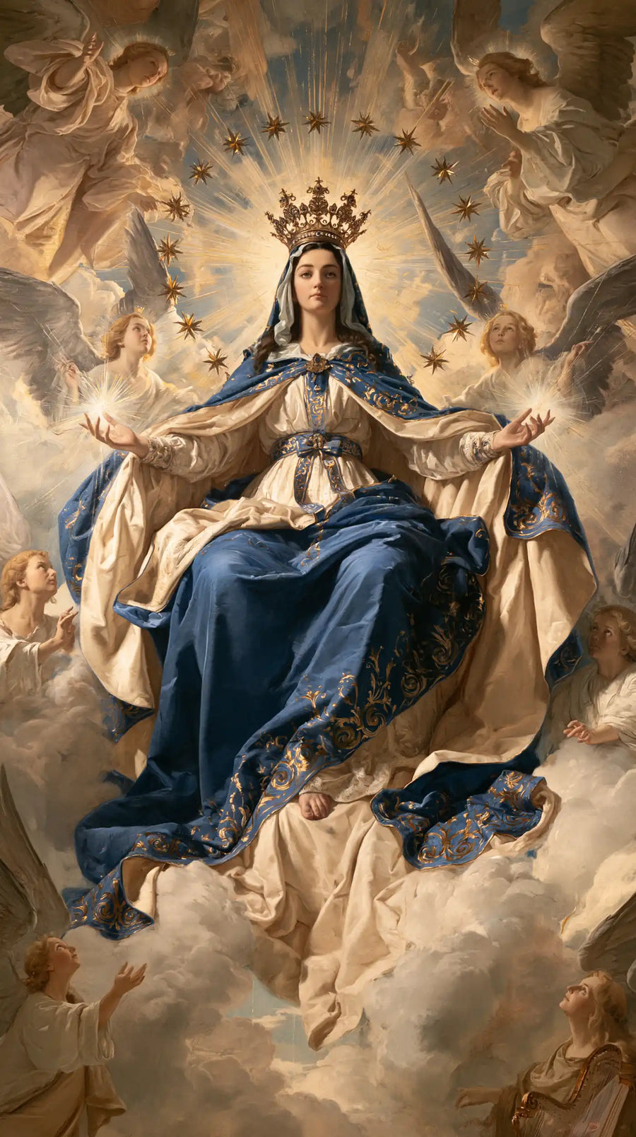 Mary Queen of Heaven - Sacred Monumental View · Portrait n° 5