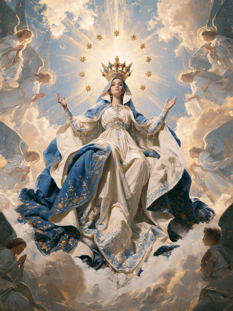 Mary Queen of Heaven - Sacred Monumental View · Portrait n° 32