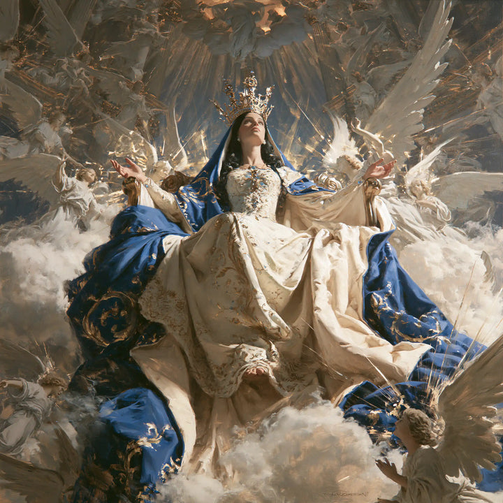 Mary Queen of Heaven - Sacred Monumental View · Square n° 4