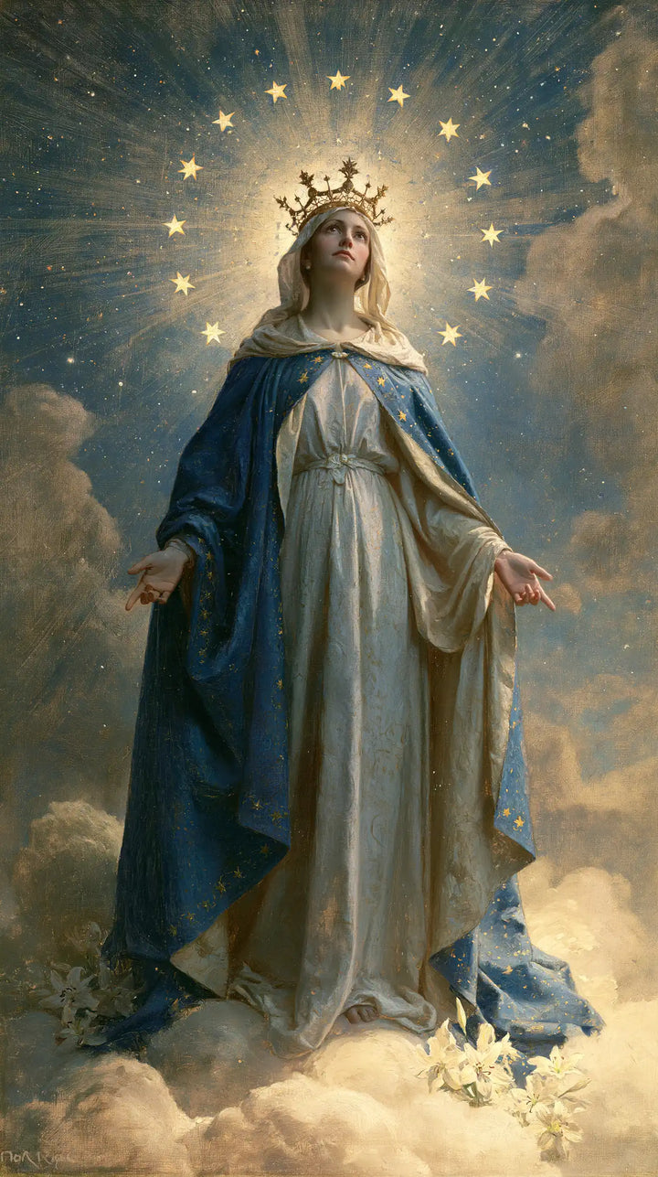 Mary Queen of Heaven - Symbolist · Portrait n° 13
