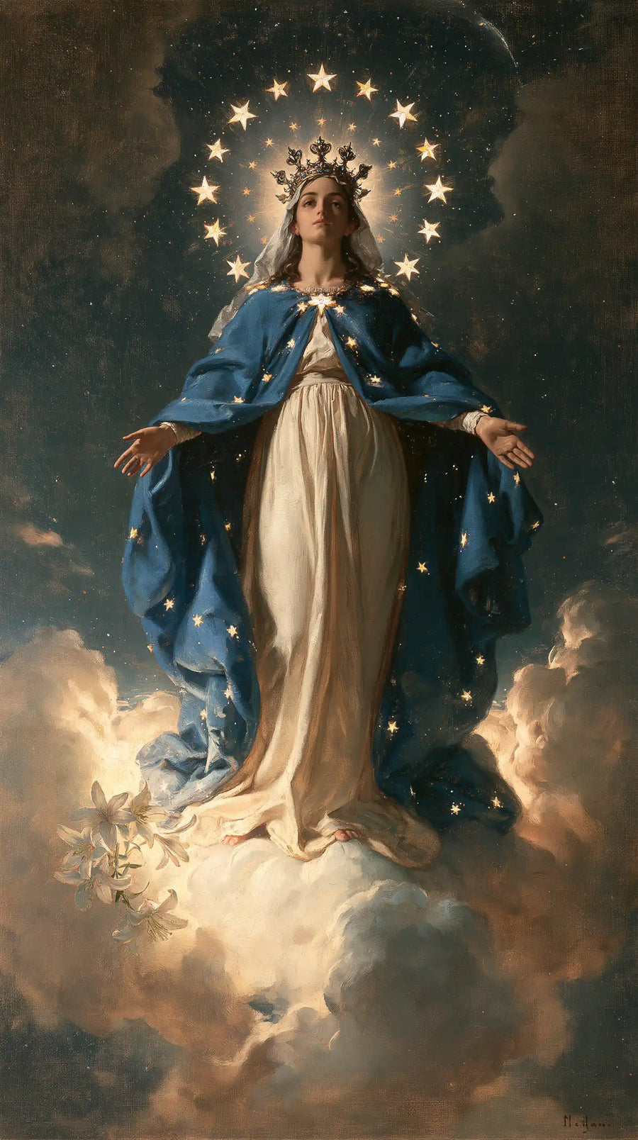 Mary Queen of Heaven - Symbolist · Portrait n° 16