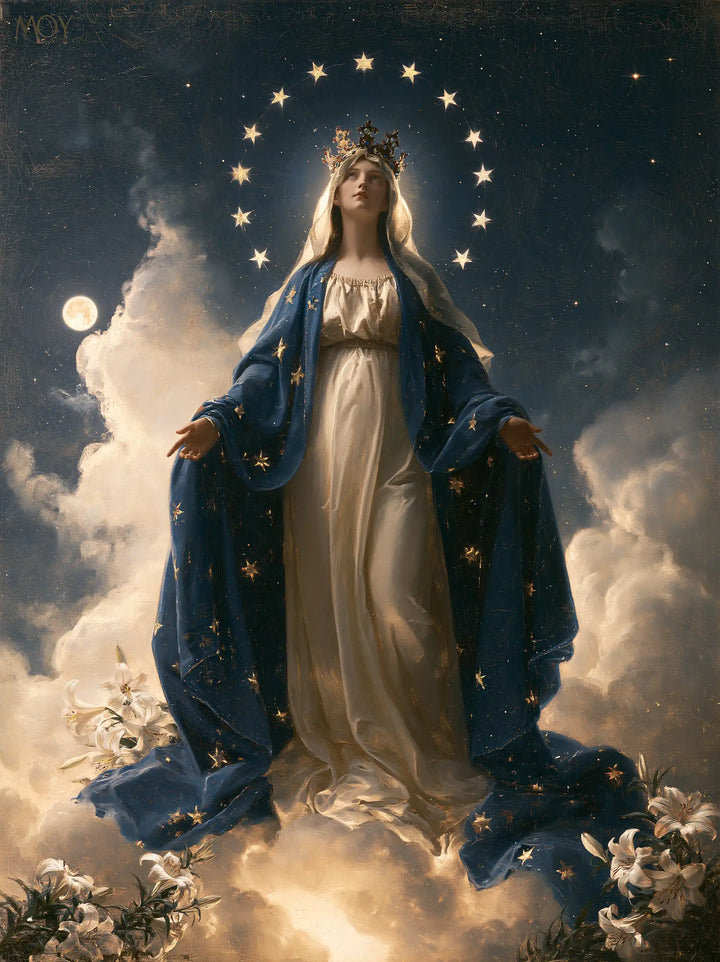 Mary Queen of Heaven - Symbolist · Portrait n° 17