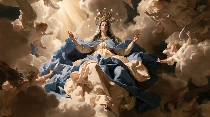 Mary, Queen of Heaven — Repose in the Circle of Messengers