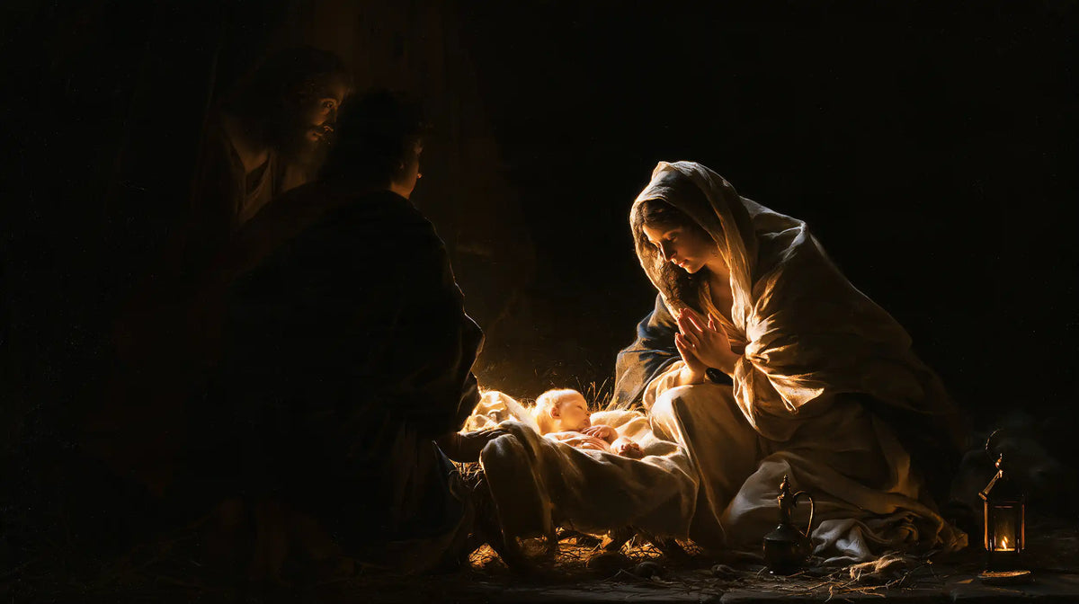 The Nativity — The Prayer Behind the Pale Veil