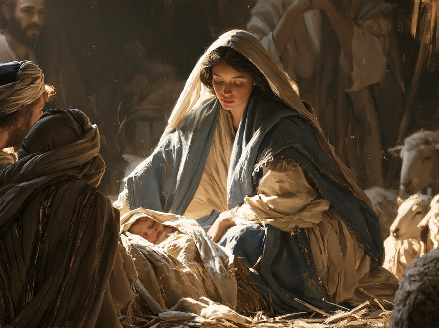 The Nativity - Mary and the Shepherds · Landscape n° 1
