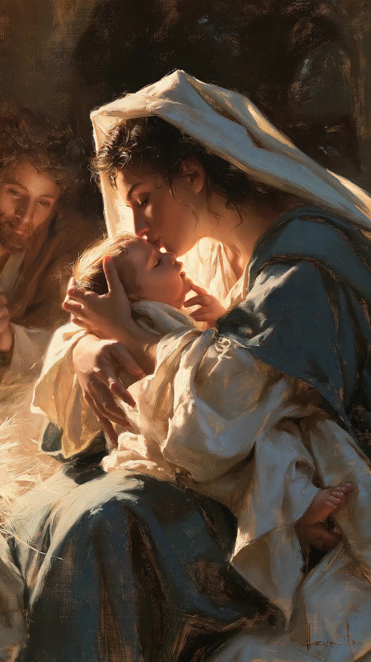 The Nativity - Mary Kissing the Infant Jesus · Portrait n° 3