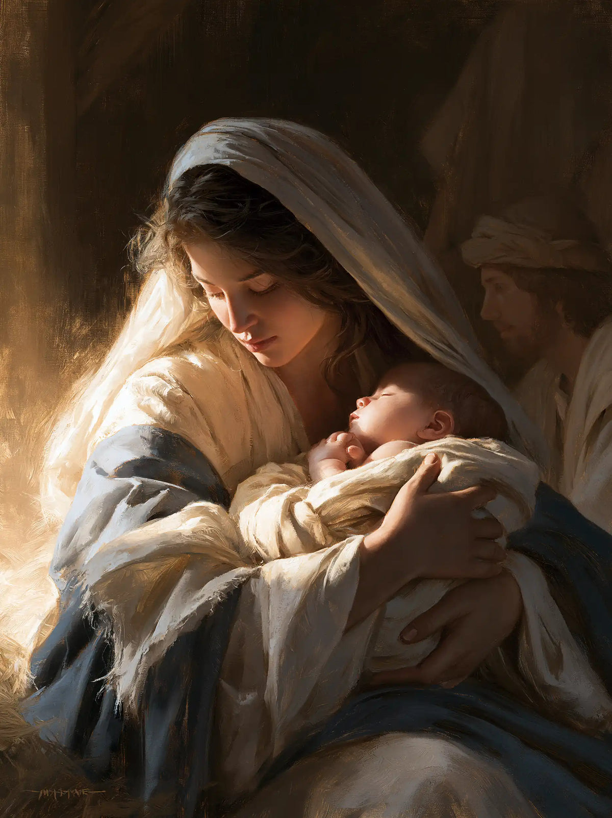 The Nativity - Mary Kissing the Infant Jesus · Portrait n° 9