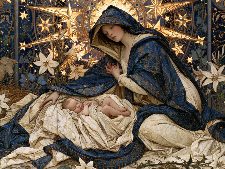 The Nativity - Sacred Art Nouveau · Landscape n° 1