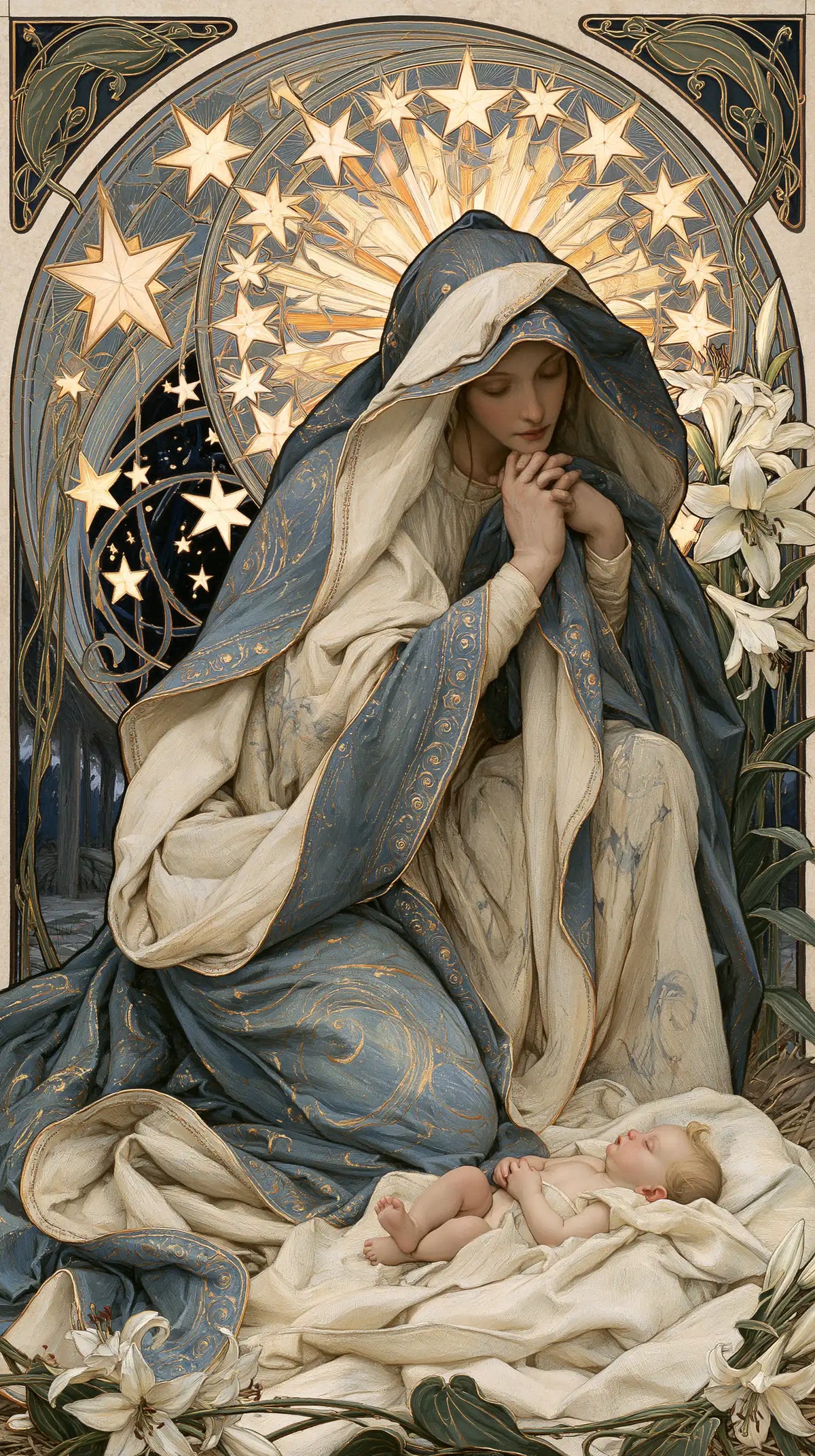 The Nativity - Sacred Art Nouveau · Portrait n° 1