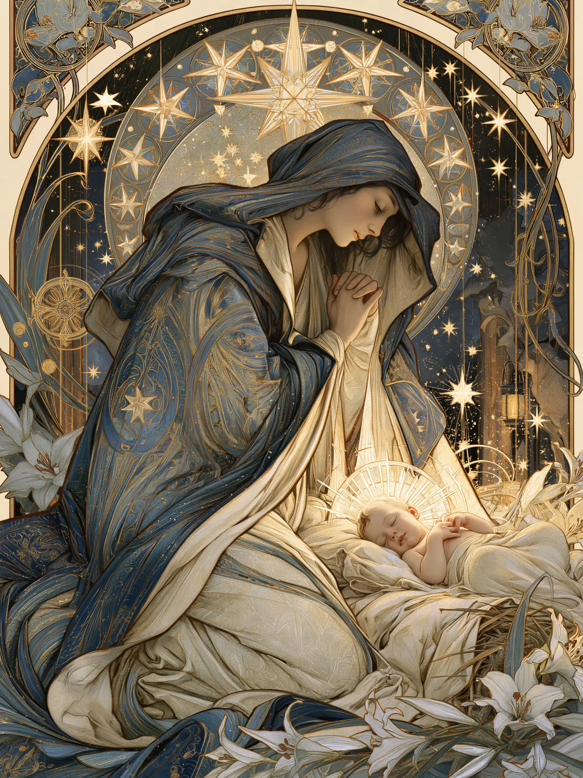 The Nativity — The Veil in the Circle of Lights