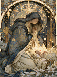 The Nativity — The Veil in the Circle of Lights