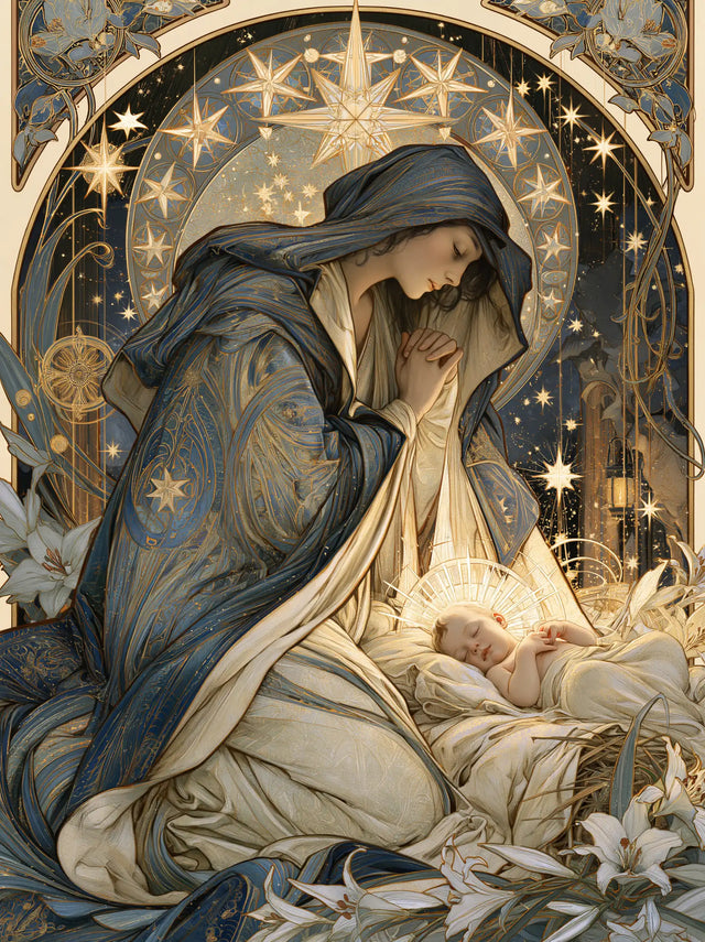 The Nativity — The Veil in the Circle of Lights