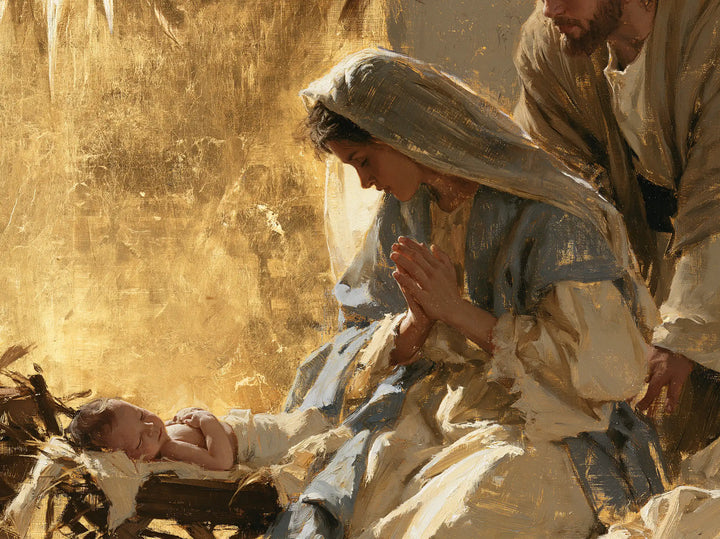 The Nativity — Prayer Before the Wall of Light