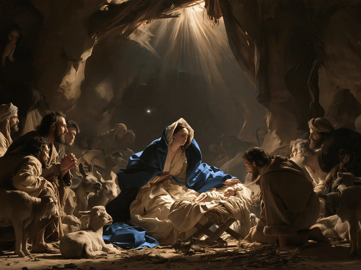 The Nativity — The Vigil Beneath the Luminous Rift