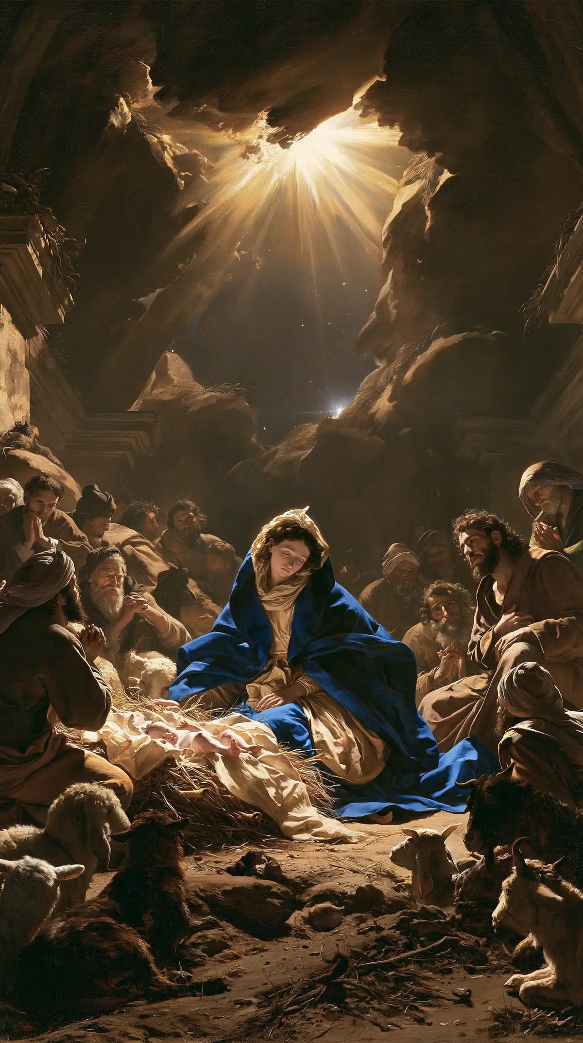 The Nativity — The Vigil Beneath the Rocky Window