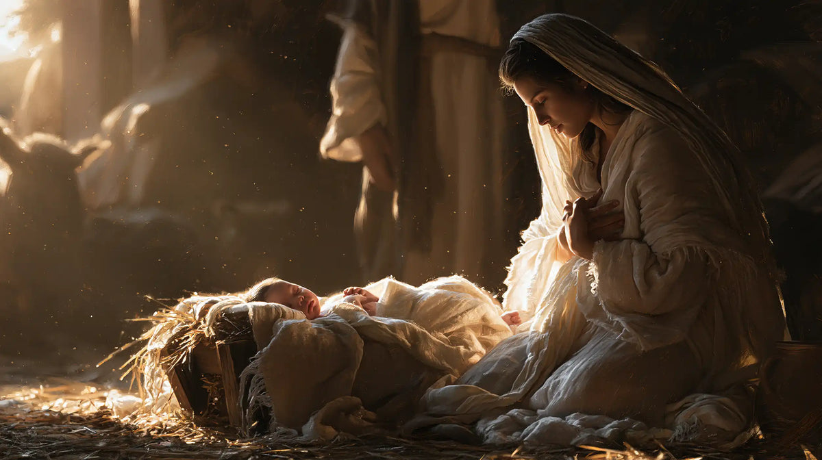 The Nativity — Repose Beneath the Veiled Gaze