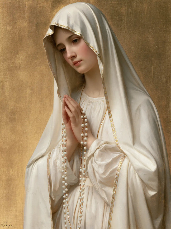 Our Lady of Fatima – Profile in Pearl and Cream