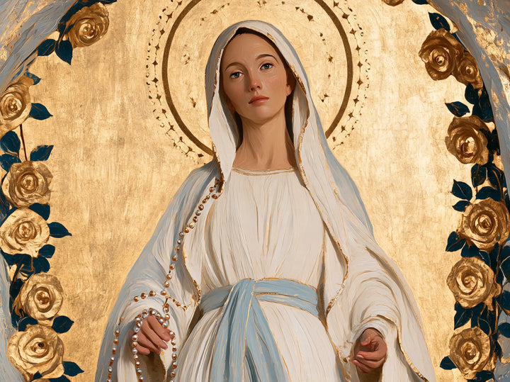 Our Lady of Lourdes Devotional Portrait · Landscape no. 1