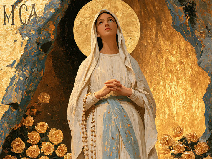 Our Lady of Lourdes Devotional Portrait · Landscape no. 3