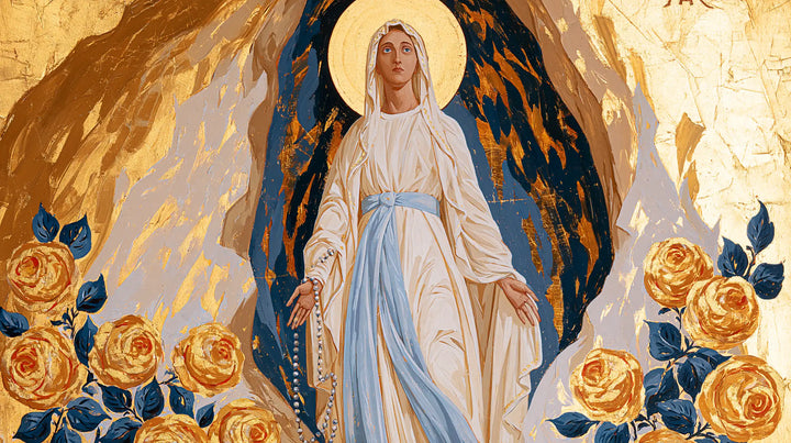 Our Lady of Lourdes Devotional Portrait · Landscape no. 11