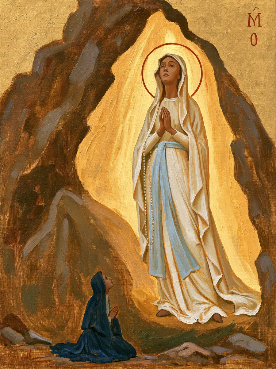 Heavenly Our Lady of Lourdes · Portrait no. 5