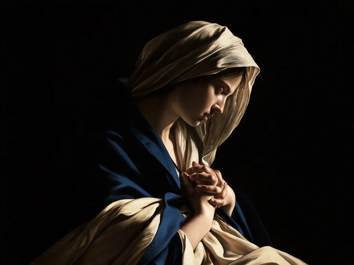 Our Lady of Sorrows - Caravaggio Tenebrism · Landscape n° 2