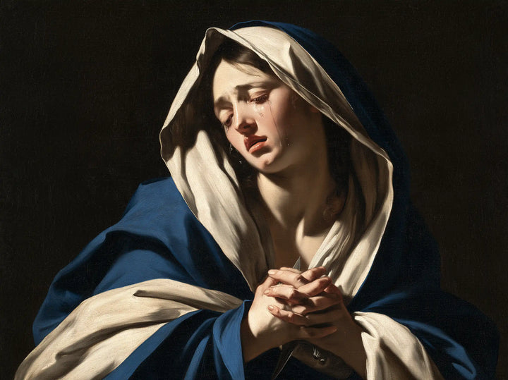 Our Lady of Sorrows - Caravaggio Tenebrism · Landscape n° 9