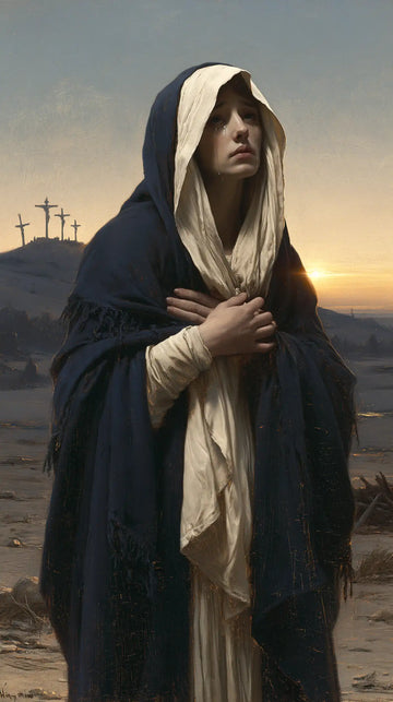 Our Lady of Sorrows - Mary before the Deserted Golgotha · Portrait n° 2