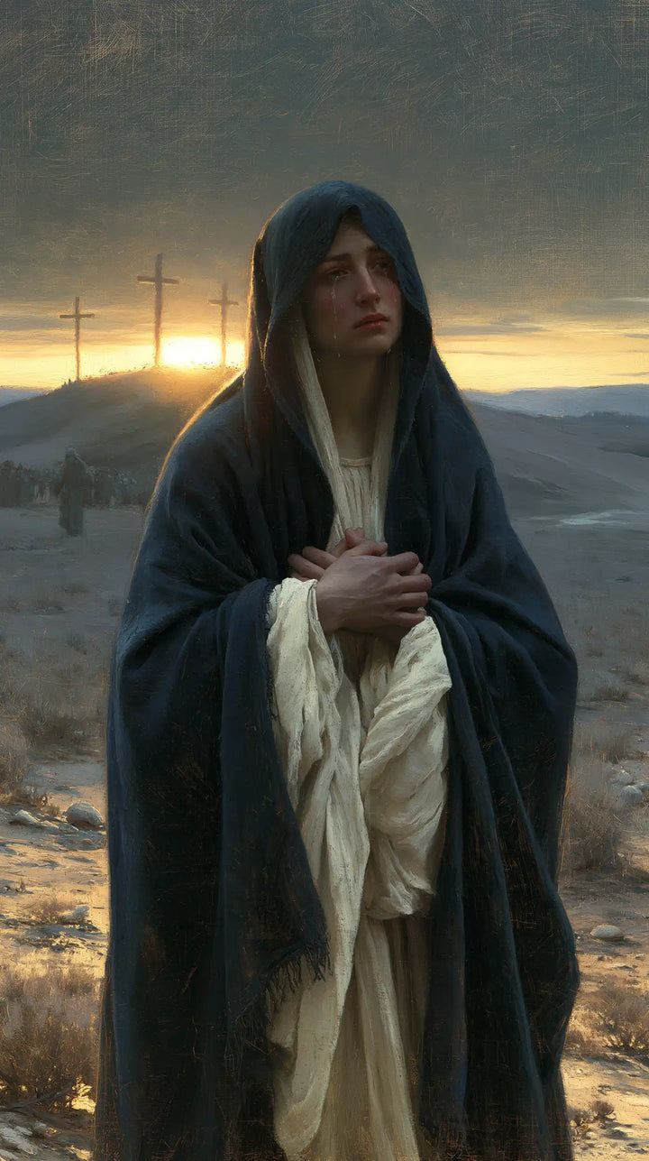 Our Lady of Sorrows - Mary before the Deserted Golgotha · Portrait n° 3