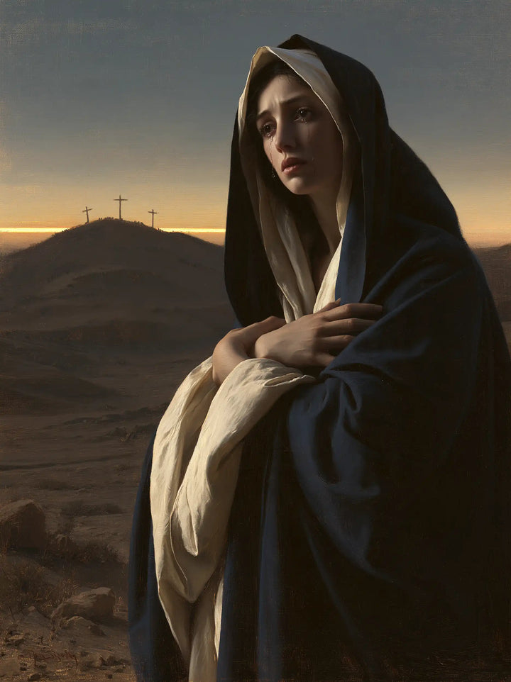 Our Lady of Sorrows - Mary before the Deserted Golgotha · Portrait n° 7