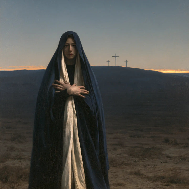 Our Lady of Sorrows - Mary before the Deserted Golgotha · Square n° 5