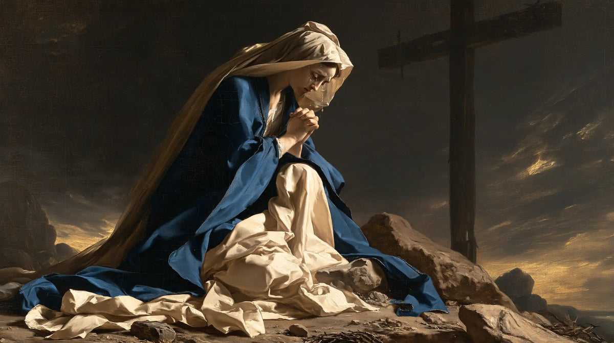 Our Lady of Sorrows - Mary Kneeling before the Cross · Landscape n° 11