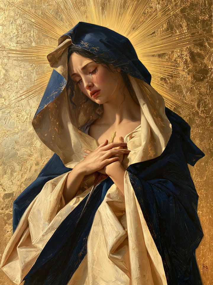 Our Lady of Sorrows - Sacred Gold · Portrait n° 22