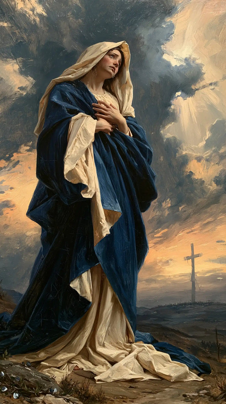Our Lady of Sorrows — Tenderness Standing beneath the Clouds