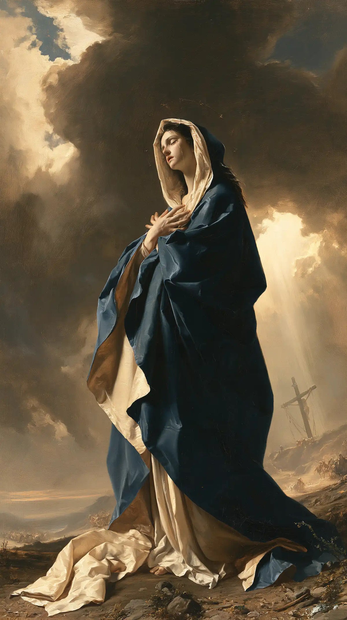 Our Lady of Sorrows — The Vigil at the Edge of the Black Cloud