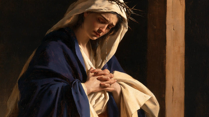 Our Lady of Sorrows — Contemplation against the Pale Wood